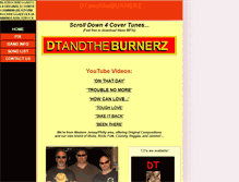 Tablet Screenshot of dtandtheburnerz.com